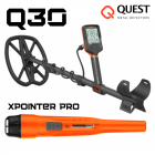 Quest Q30 metal detector with Free XPointer Pro probe