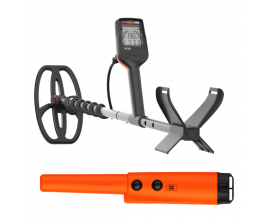 Quest X10 Pro metal detector with XPointer land probe