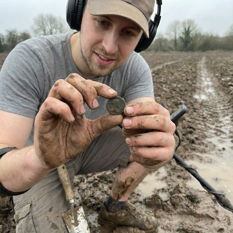 Piotr Detecting in the Field